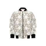 Scallop shell pattern Kids' Boys' Girls' Bomber Jacket