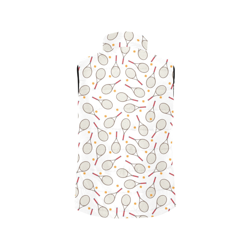 Tennis Pattern Print Design 04 Men's Padded Vest
