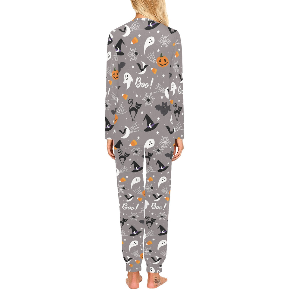 Halloween design pattern Women's All Over Print Pajama Set