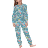 Squirrel Pattern Print Design 01 Kids' Boys' Girls' All Over Print Pajama Set