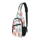Chemistry Periodic Table Pattern Print Design 02 All Over Print Chest Bag