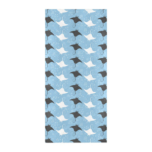 Stingray Pattern Print Design 03 Beach Towel