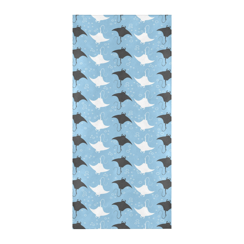 Stingray Pattern Print Design 03 Beach Towel