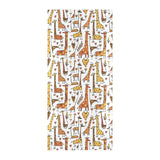 Giraffe Pattern Print Design 04 Beach Towel