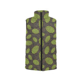 Hop pattern black background Men's Padded Vest