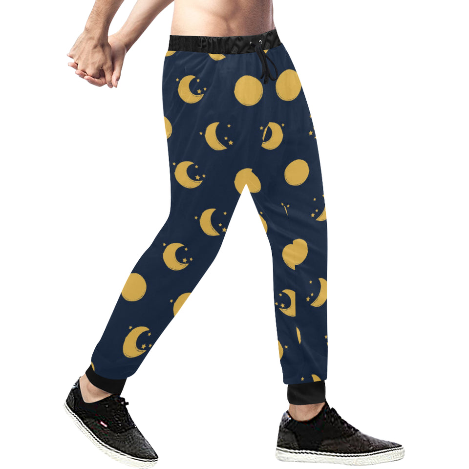 Moon star pattern Unisex Casual Sweatpants