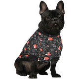 fox sleeping fox pattern All Over Print Pet Dog Round Neck Fuzzy Shirt