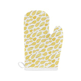 Potato Chips Pattern Print Design 02 Heat Resistant Oven Mitts