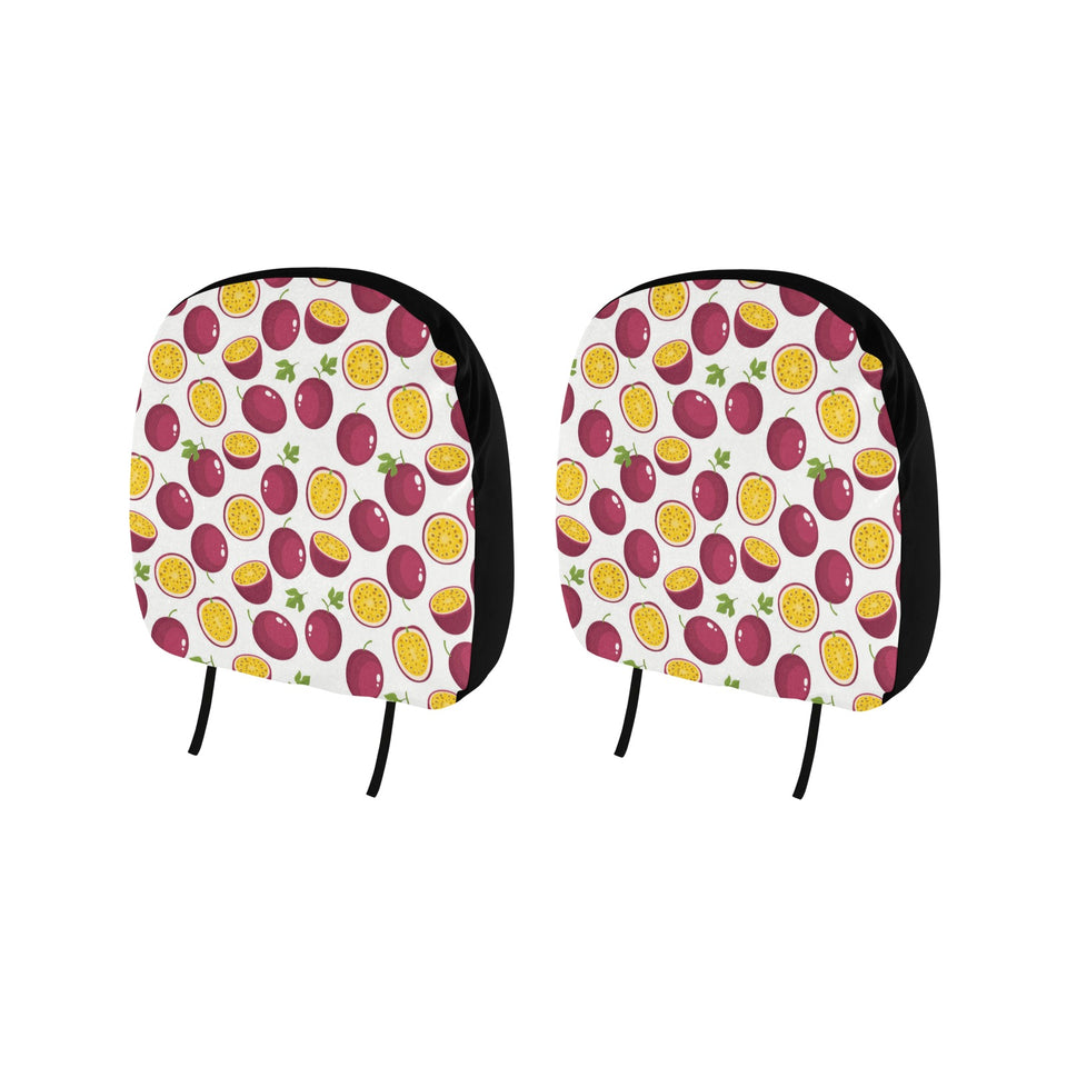 Passion fruit design pattern Car Headrest Cover