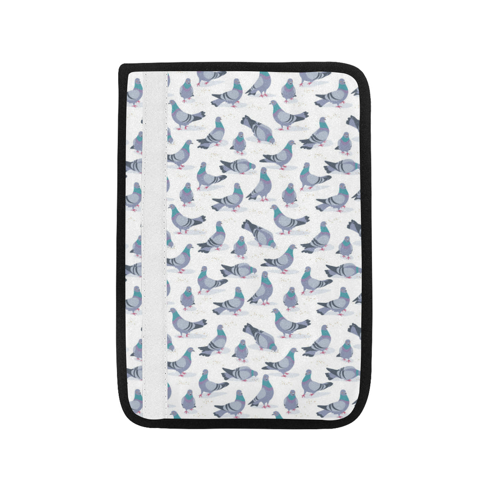 Pigeon Pattern Print Design 03 Car Seat Belt Cover