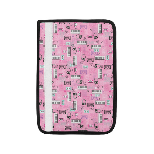 Piano Pattern Print Design 01 Car Seat Belt Cover