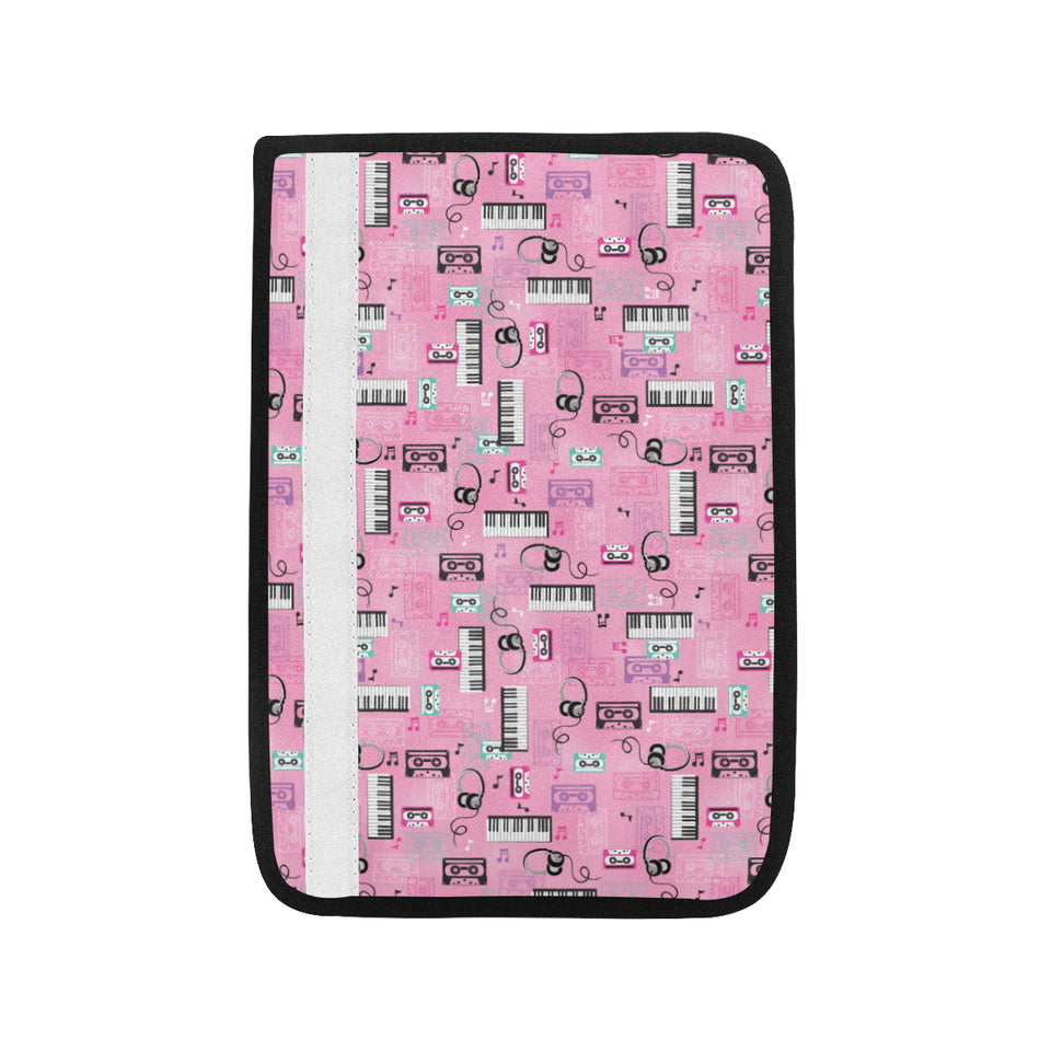 Piano Pattern Print Design 01 Car Seat Belt Cover