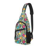 Gear Pattern Print Design 03 All Over Print Chest Bag