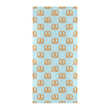 Pretzels Pattern Print Design 03 Beach Towel