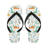 Cute funny kids dinosaurs pattern Unisex Flip Flops