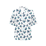 Pigeon Pattern Print Design 02 Women's All Over Print Hawaiian Shirt