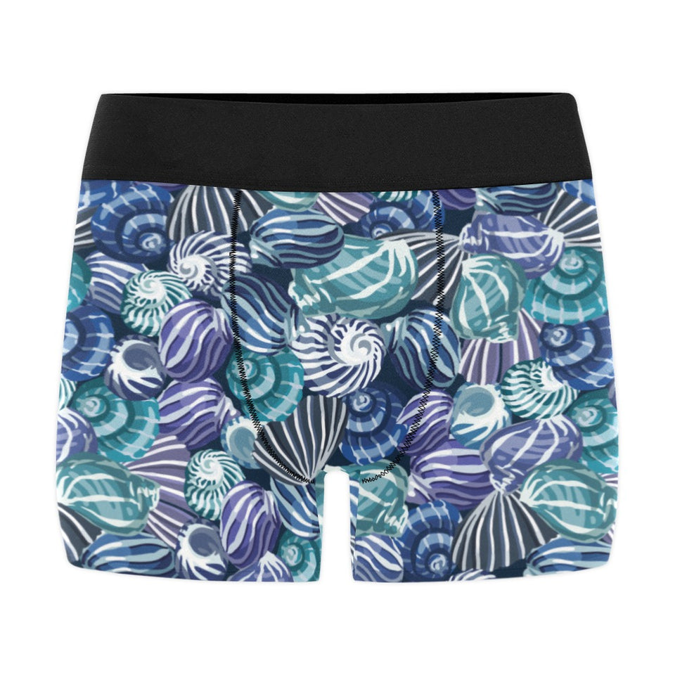Shell design pattern Men's All Over Print Boxer Briefs Men's Underwear