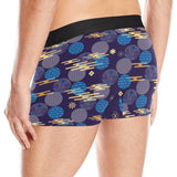 Blue japanese pattern cloud wave flower Men's All Over Print Boxer Briefs Men's Underwear