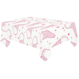 Hand drawn ice cream pattern Tablecloth