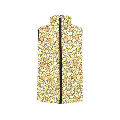 Popcorn Pattern Print Design 03 Men's Padded Vest