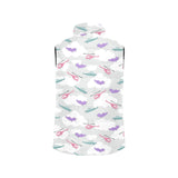 Helicopter plane pattern Women's Padded Vest