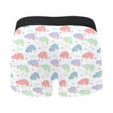 Hippopotamus Pattern Print Design 03 Men's All Over Print Boxer Briefs Men's Underwear