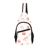 Sushi pattern All Over Print Chest Bag