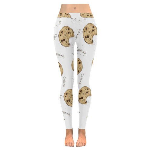Sketch style cookie pattern Women's Legging Fulfilled In US
