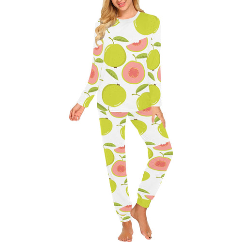Guava pattern Women's All Over Print Pajama Set