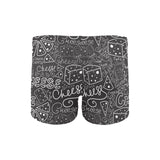 Handwritten cheese pattern Men's Swimming Trunks