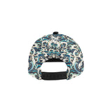 Japanese wave pattern All Over Print Snapback Cap