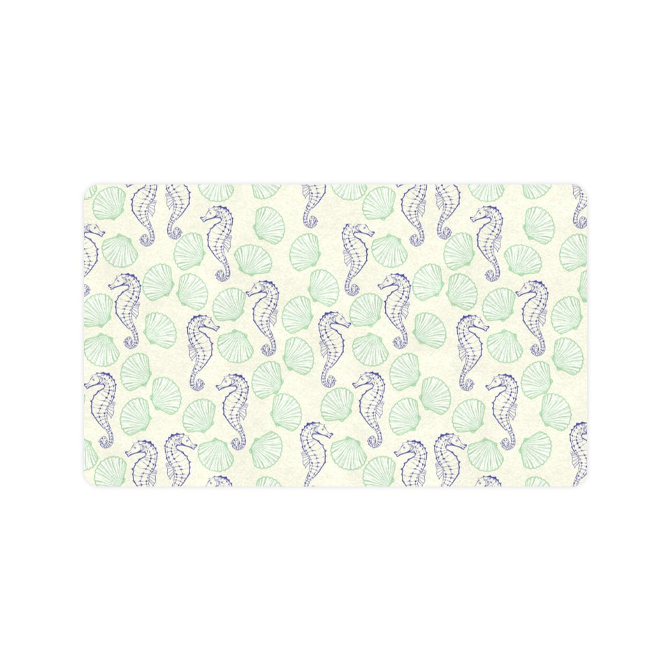 Seahorse shell pattern Doormat