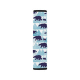 polar bear winter snow pattern Car Seat Belt Cover