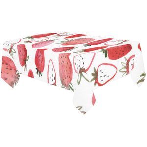 watercolor hand drawn beautiful strawberry pattern Tablecloth