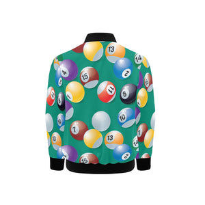 Billiard Ball Pattern Print Design 01 Kids' Boys' Girls' Bomber Jacket