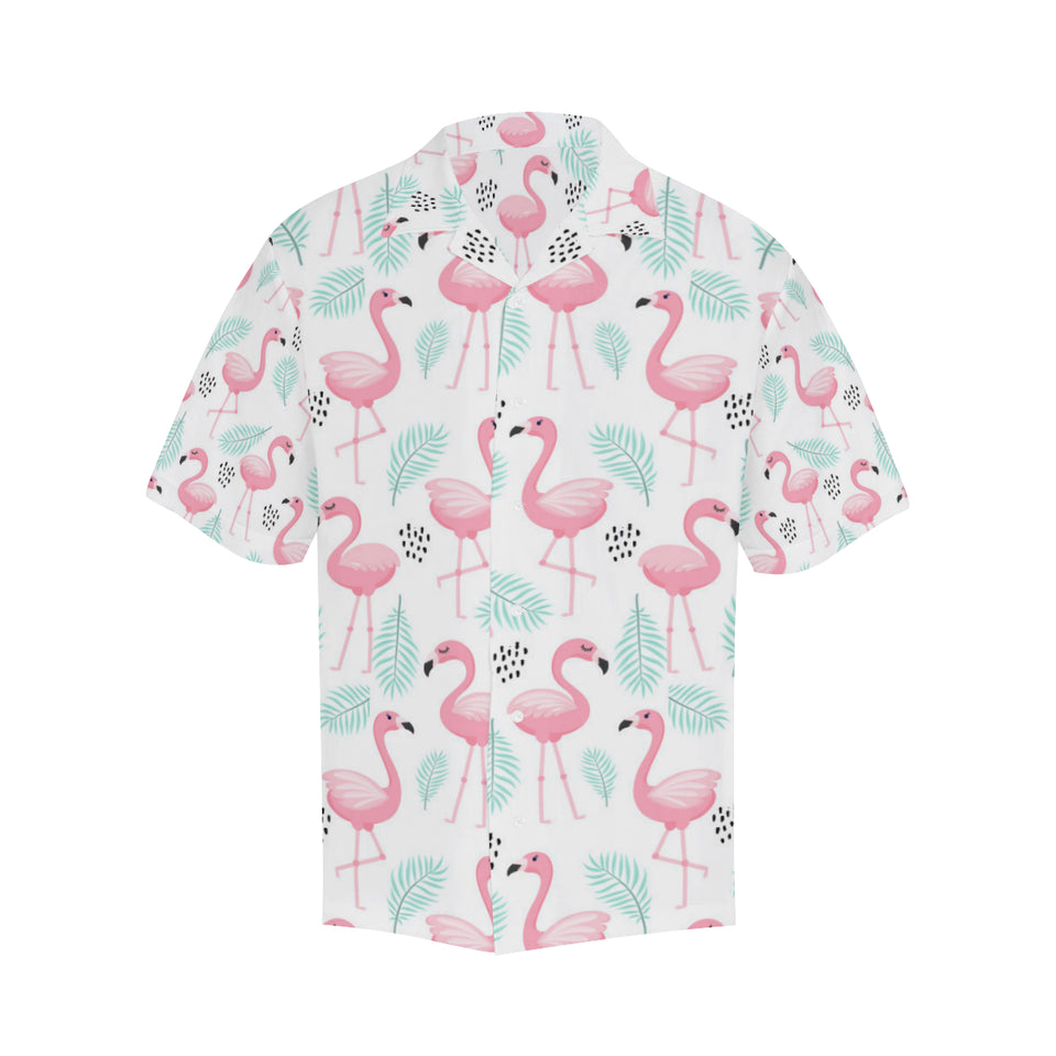 Cute flamingo pattern Men's All Over Print Hawaiian Shirt