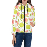 Guava pattern Women's Padded Hooded Jacket