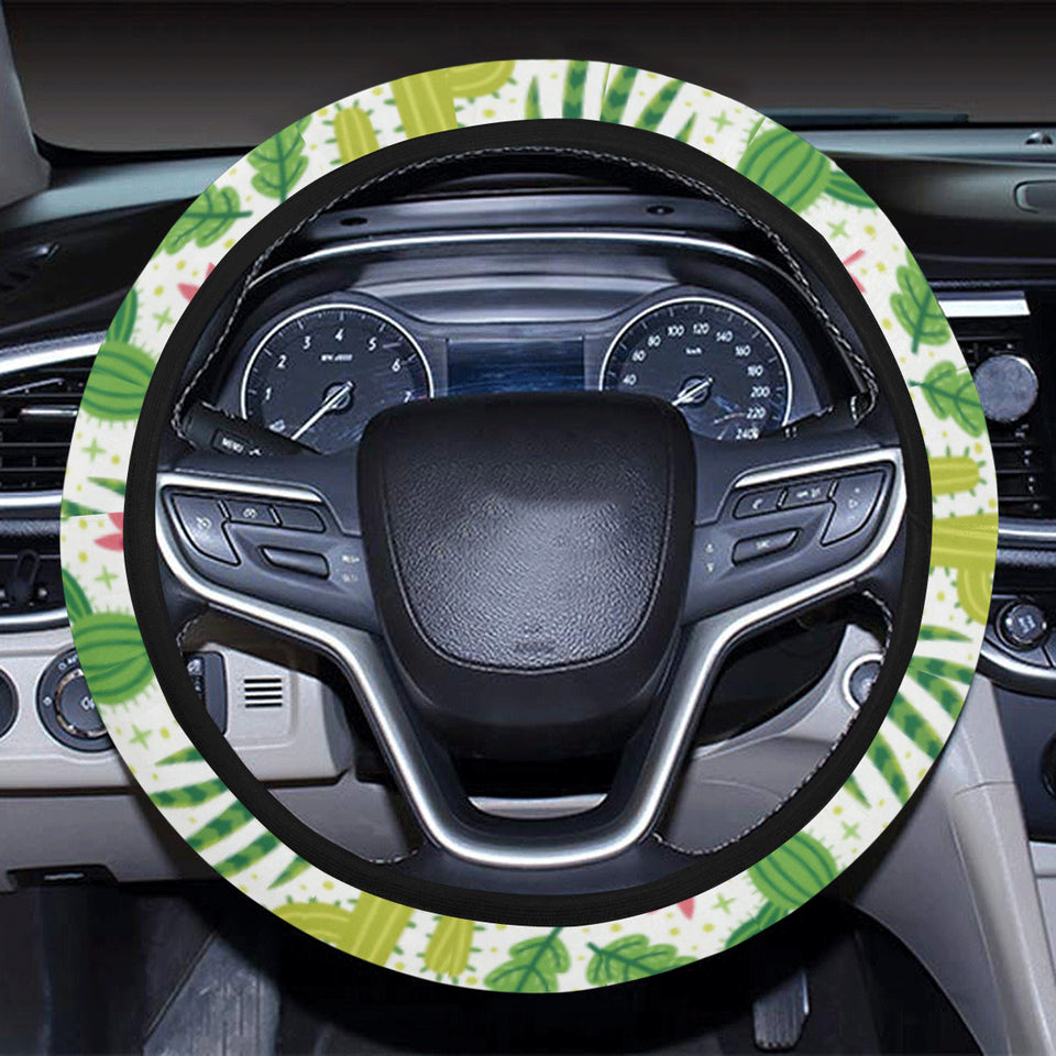 Cactus pattern copy Car Steering Wheel Cover