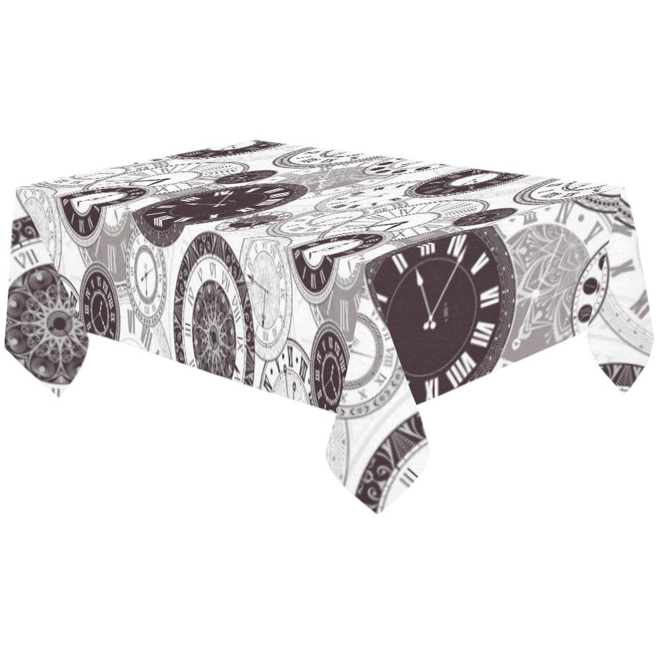 Classic vintage clock pattern Tablecloth