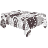 Classic vintage clock pattern Tablecloth