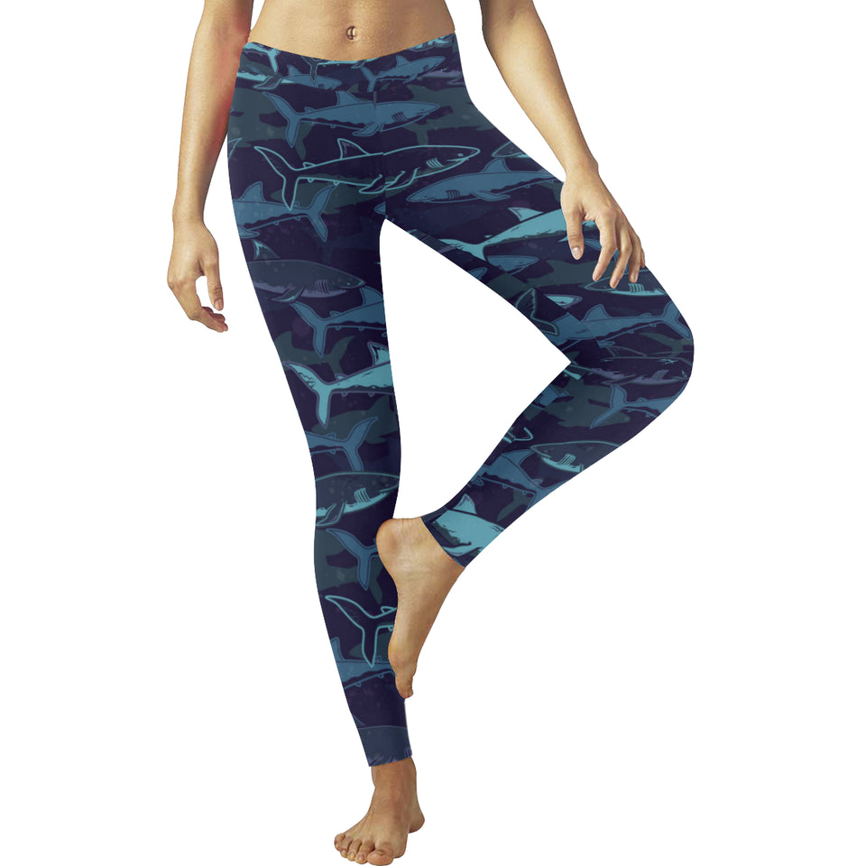 Shark pattern Women's Legging Fulfilled In US