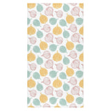 colorful onions white background Bath Towel