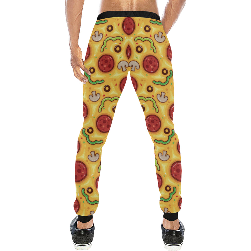 Pizza texture pattern Unisex Casual Sweatpants
