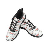 Cute dachshund bone pattern Men's Sneaker Shoes