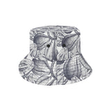 Guava tropical hand drawn pattern Unisex Bucket Hat