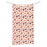 Colorful Maple Leaf pattern Bath Towel
