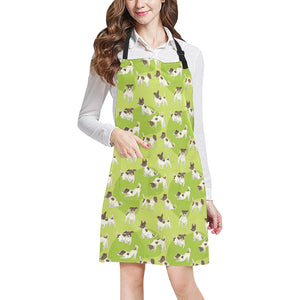 Jack Russel Pattern Print Design 01 All Over Print Adjustable Apron