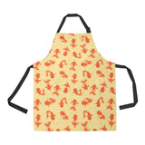 Goldfish Pattern Print Design 02 All Over Print Adjustable Apron