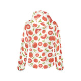 Tomato pattern Women's Padded Hooded Jacket