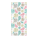 Colorful shell pattern Beach Towel